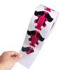 BeautyLeader 500PCS Adhesive Stiletto Nail Forms System for UV Gel Acrylic Nail Tips Extension (Red)