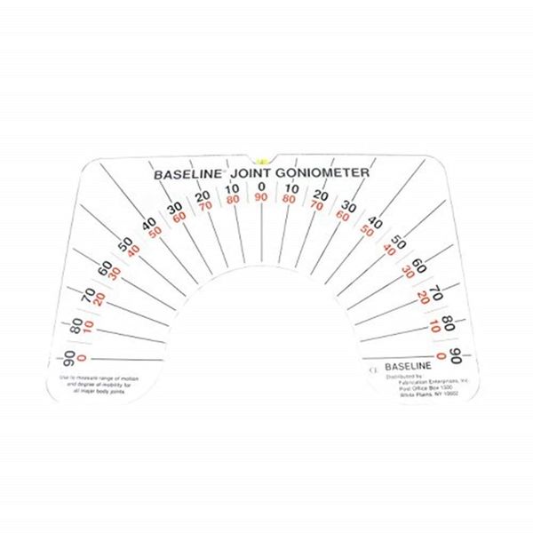 Baseline 12-1076 Large Joint Arthrodial Protractor Goniometer, Cervical Rotation