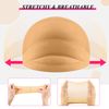 eboot 3 Pack Wig Caps (Neutral Nude Beige and Black Mesh)