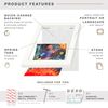 MCS QIK FRAME Artwork Frame, White, 8.5 x 11 in