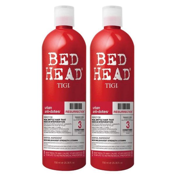 TIGI Bed Head Resurrection Conditioner XXL 750 ml Pack of 2