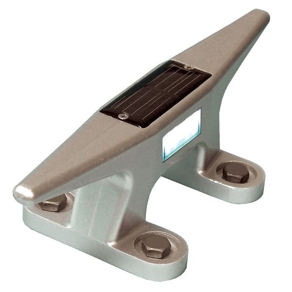 Dock Edge Solar Dock Cleat w/ 5 LEDs IP65 Waterproof Auto On/Off