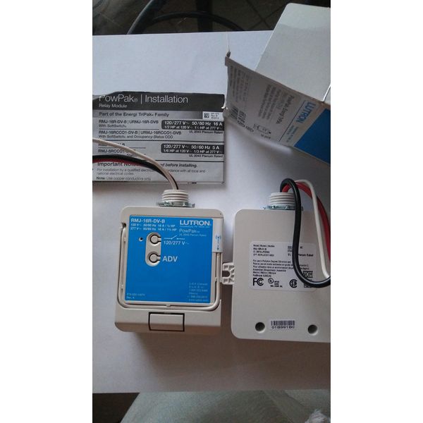 Lutron Series RMJ-16R-DV-B, Relay Module