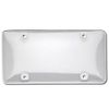 UNBREAKABLE CLEAR BUBBLE LICENSE PLATE TAG HOLDER FRAME BUMPER SHIELD COVER NEW