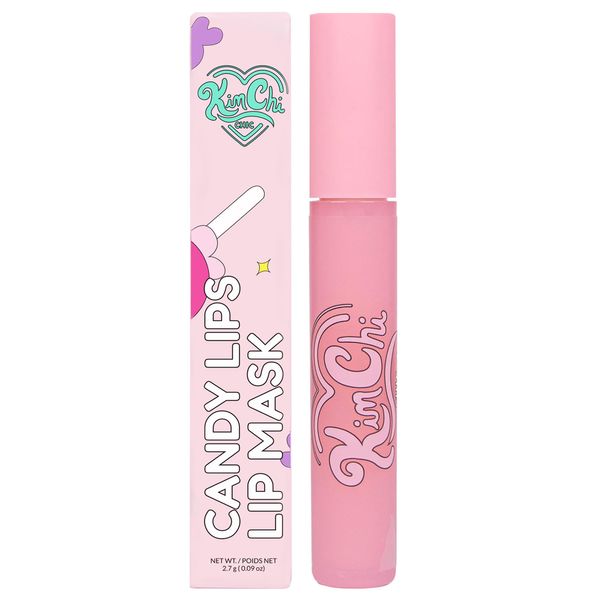 KimChi Chic Beauty Candy Lips Hydrating Lip Mask, Lip Balm with Vitamin E and Jojoba Oil, 0.09 fl oz - Pink Sour Punch