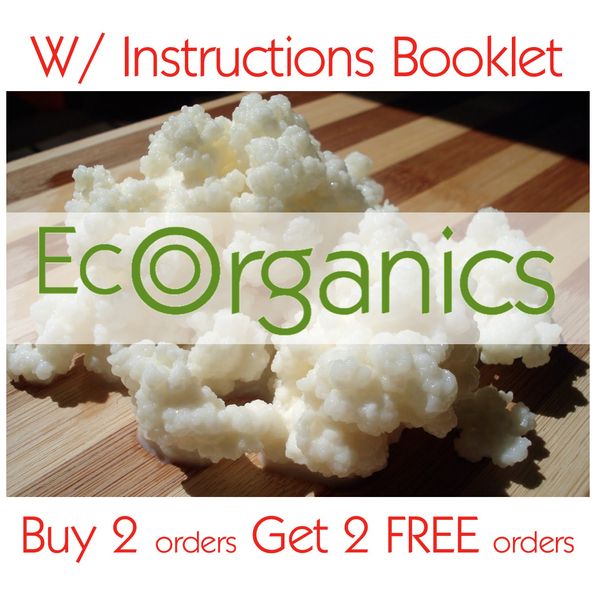 Organic Milk Kefir Grains 1 Tsp Buy 2 Get 2 Extra Live Probiotic Culture E-inst.