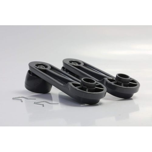 Performance PFM-353353 Gray Window Crank Handles Pair for Various Nissan Truck and SUVS