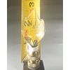 Crystal Finials Large Leaf Shape Clear Crystal Lamp Finial New 2.75"