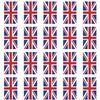 Queen's Jubilee Union Jack Bunting - Rectangle Fabric (20 Flags / 10 Metre)