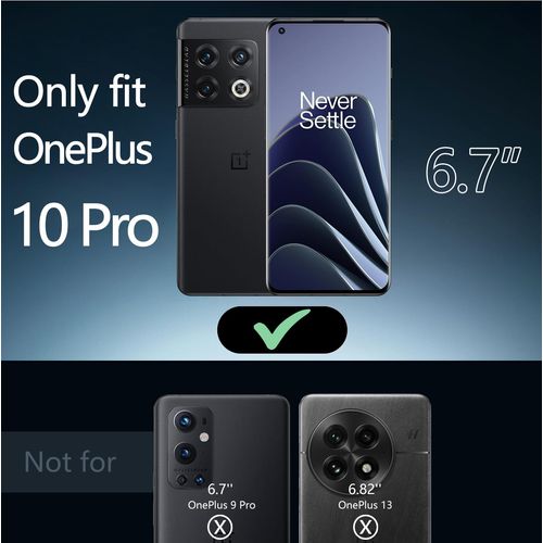 Bastmei Designed for OnePlus 10 Pro 5G Case, [Flexible TPU Silicone+Soft Interior] Minimalist Phone Cases, Camera Protection Shockproof Anti-Scratch Lightweight Matte Cover for OnePlus 10 Pro -Black