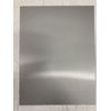 .015 Thick Lexan Stainless Steel Brushed Look Patch 3M 467 Permanent Adhesive