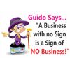 COMPUTERS Banner Sign 2x8 for Business Shop Building Store Front 