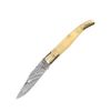 Perkin Damascus Folding knife, Unlocking Blade
