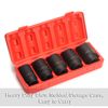 1/2-Inch Drive Deep Spindle Axle Nut Impact Socket Set Cr-Mo 6-Point 1/2"