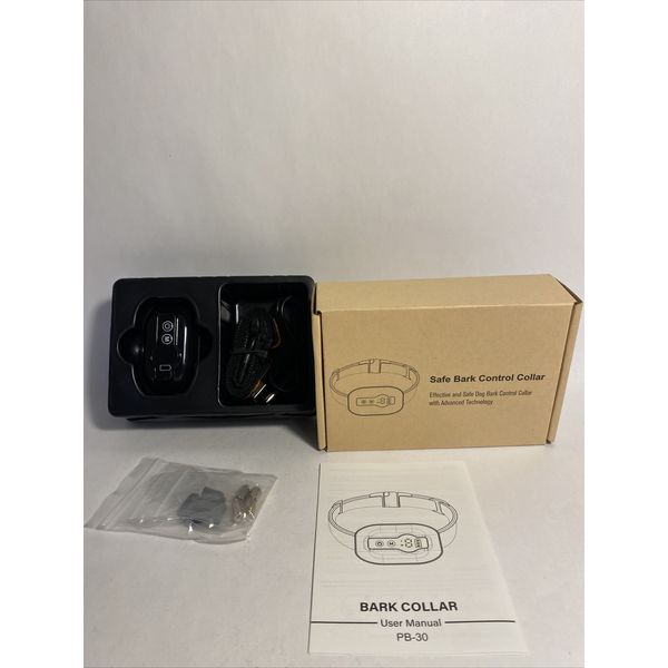 Dog Bark Control Collar Effective Safe Waterproof Rechargeable Battery NEW