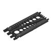 Plastic Thread Checker Nut Bolt Gauge Screw Identifier Tool for Workshop Garage Black