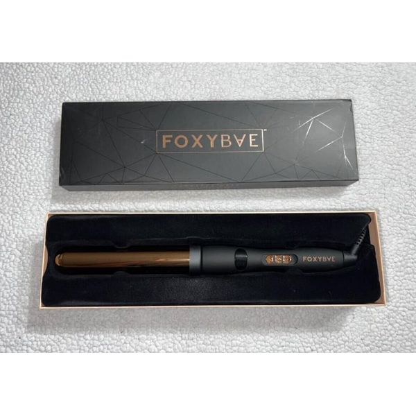 FoxyBae WANDERLUX 32mm Curling Wand Professional Rose Gold Titanium