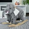 Indoor Childrens Swaying Mammoth Animal Chair Play Toy for Kids 18-36 Months Old