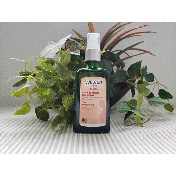 WELEDA MSM Mother&#39;s Body Oil (Maternity Stretch Mark Oil) 100ml (Pump) / Beauty Oil Body Care Stretch Marks Organic Shipping Included / Mail Delivery