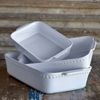 Costa Nova Pearl Collection Dinnerware Stoneware Oven Dish Rect. 27 cm, White