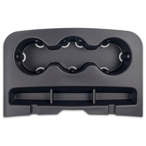 Front Floor Center Console Seat Armrest Cup Holder Insert Liner Fit For Chevy Silverado 1500/2500/3500 HD Suburban Tahoe - GMC Sierra 1500/2500/3500 HD Yukon 2014-2019 - Console Mat Replaces# 23362989