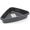 Amee houseware ltd 1 X Plastic TML GRAPHITE BLACK Triangular Corner Sink Tidy Drainer Kitchen Storage Caddy Basket