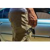 LaserGram Rectangle Keychain, Palm Trees, Personalized Engraving Included (Black with Gold)
