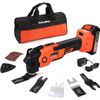 20V Cordless Oscillating Tool with Battery 3.6°Oscillation Angle Oscillating Saw