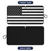 For Jeep Accessory Car Windshield Sun Shade US Flag Reflective UV Cover Visor