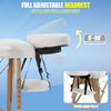 Massage Table Massage Bed Spa Bed Heigh Adjustable Salon Bed 73 Inch Portable
