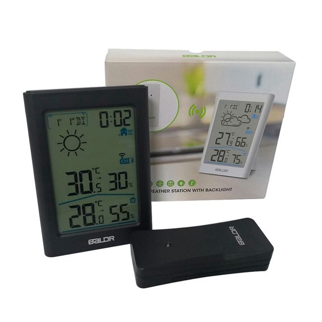 BALDR Wireless Weather Station, Digital Thermometer & Hygrometer