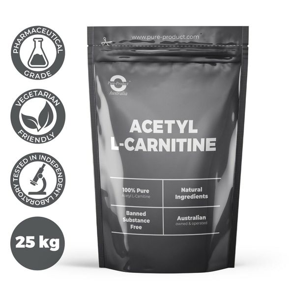 25KG PURE  ACETYL L-CARNITINE ALCAR POWDER BULK PACK