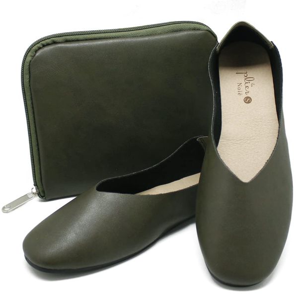 [§PD∞PALAS & DECORELUONNOS] Les Prie Neue Portable Slip-Ons, M Size, green (olive green)