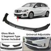 Fit For Mercedes B Class 12-17 Front Bumper Lip Spoiler Universal 3 Segment Type