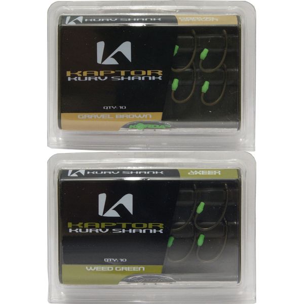 Korda Kurv Shank Hooks Weed (12)