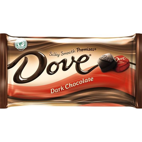 Dove Chocolate Miniatures - Dark Chocolate - 8.87 oz