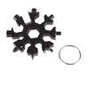 18-In-1 Stainless Steel Multi-tool Snowflake EDC Wrench Screw & Hex Driver