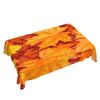 Walmsco Tablecloth Yellow Maple Leaf Decor For Dining Room Kitchen Rectangular Table Cover 132 * 178cm