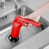 DEKTON DT30340 Drain Blaster with Four ATTACHMENTS Cleaner, UNBLOCKER, RED