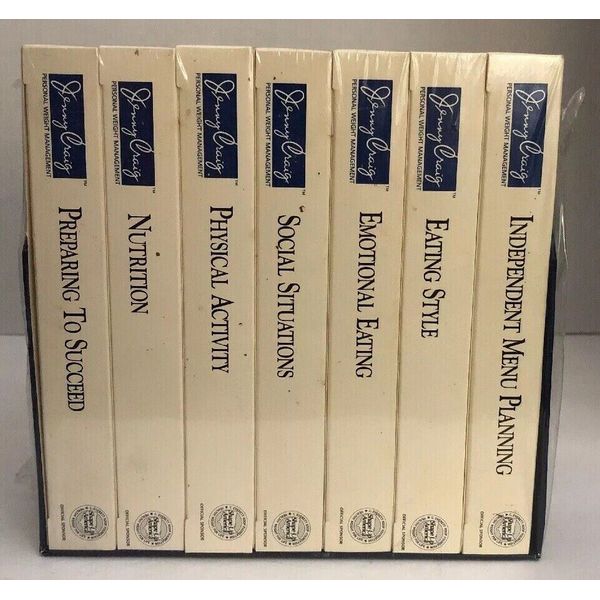 New Jenny Craig: Personal Weight Management Video Library (VHS Tapes)