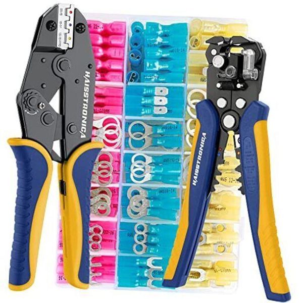 Crimping Tool for Heat Shrink 280PCS Heat Shrink Wire Connectors Kit