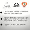 ARUGOT Lavender Rose Roll On Deodorant, USDA Certified Organic, Made in Israel | No Irritating Baking Soda, No Sodium Bicarbonate, All Natural, Clear, No Stain Aluminum Free, Cruelty Free, Vegan 1.7 Fl Oz