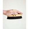 Large Energy/Ionic Dry Body and Massage Brush with fine Bronze Bristles Made in Germany, Creates Oxygen on Your Skin, Dry Brushing Body Brush Exfoliating Brush with Leather Strip