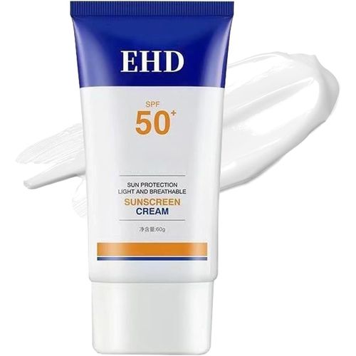Generic Ehd Sunscreen, Ehd Sunscreen 50, Ehd Sunscreen Cream, Sunscreen for Face Spf 50, Uv Defense Sunscreen, Sunscreen and Moisturizer No Sticky Feeling Even Toned for All Skin Types (1PCS)