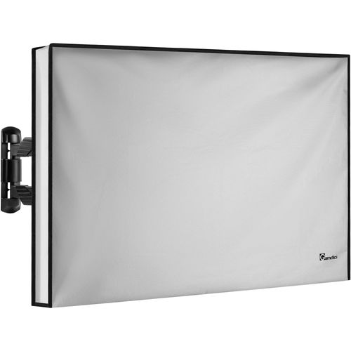 Garnetics Outdoor TV Cover 50 Inch weatherproof | TV Cover for Outside | 50 Inch Outdoor waterproof Smart Shield TV Screen Protector for Outside-Gray