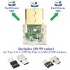 KOKKIA USB_Splitter_Pro (Clear): Compatible with Digital Bluetooth USB Splitter Transmitter for Windows / Apple Mac Laptop/ PC/Desktop, Android Smartphone/Tablet, etc. Digital Bluetooth Splitter