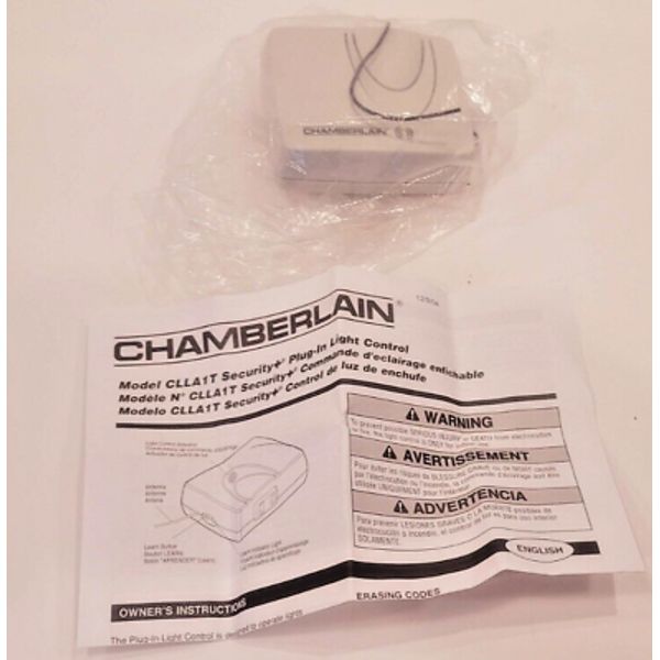 Chamberlain Security+ Remote Light Control Plug In CLLAD CLLA1T New