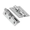 2Pcs Door Hinge,3 Inch Long Stainless Steel Self-Closing Corner Spring Draw Door Hinge,Closing Spring Hinges