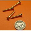 Brass #6  Phillips Flat Head Wood Screw x 1.00" Length, 100 Pcs