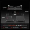4x Front & Rear Mud Flaps Splash Guards for Jeep Gladiator JT 2022-2024 Rubicon